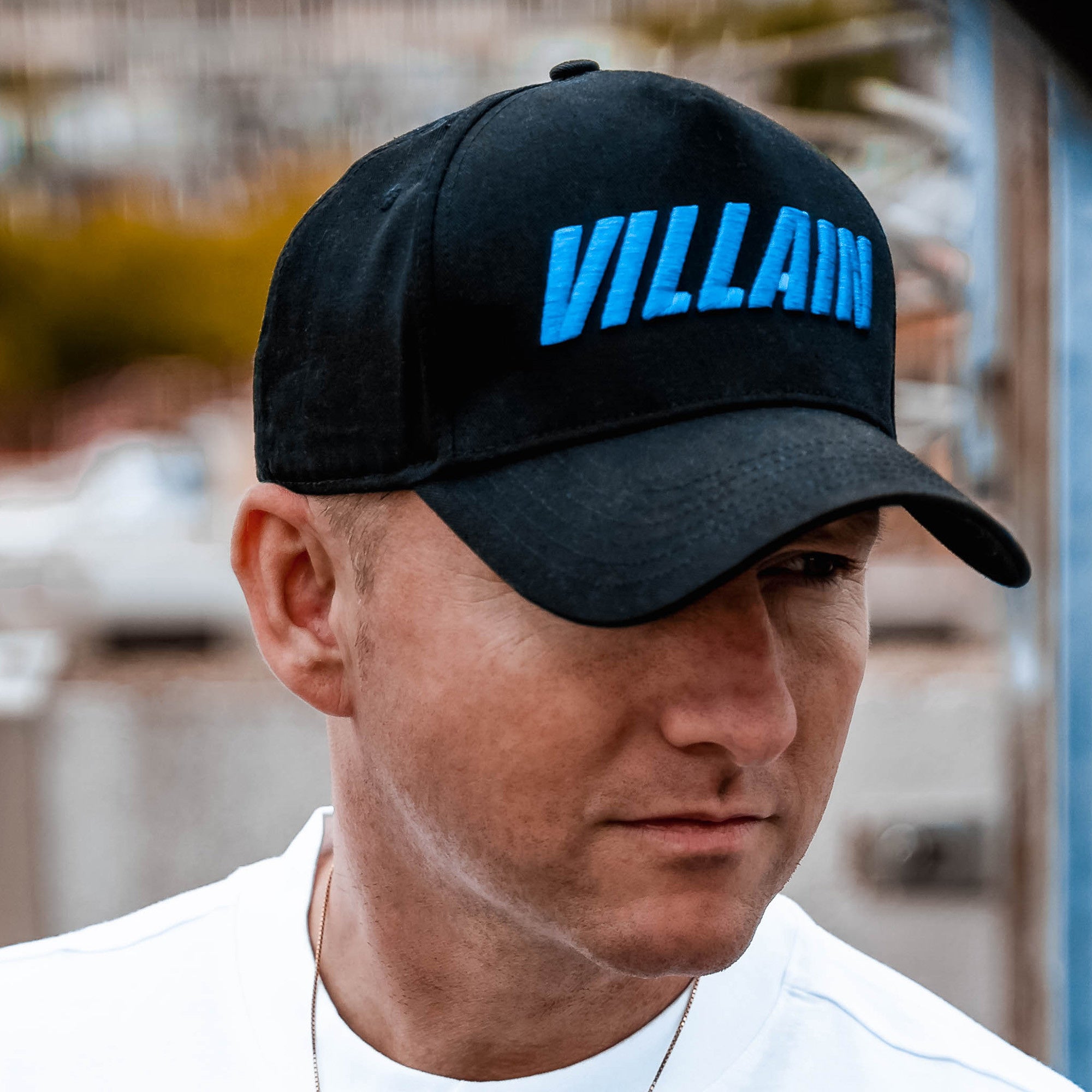 Villain inside  blue half side