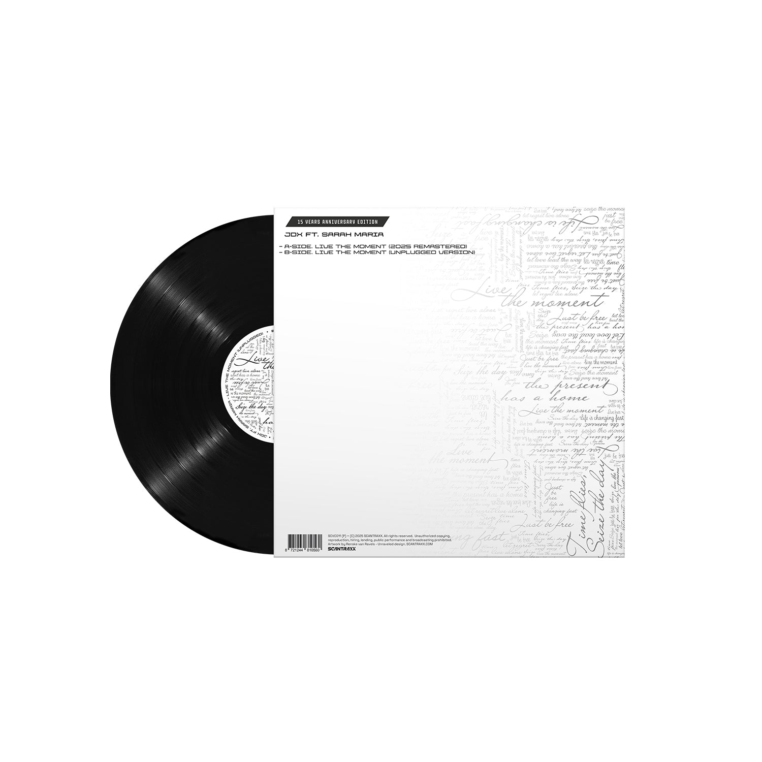 JDX ft. Sarah Maria - Live The Moment (15 Years Anniversary Vinyl Edition)