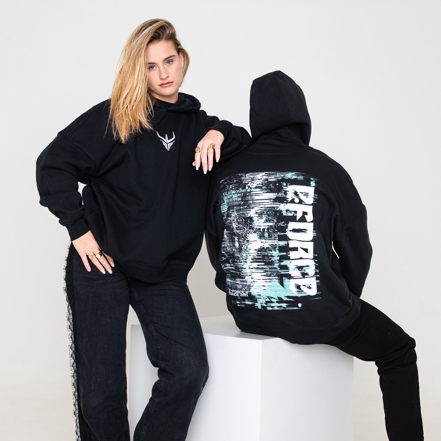 E-Force - Glitched hoodie