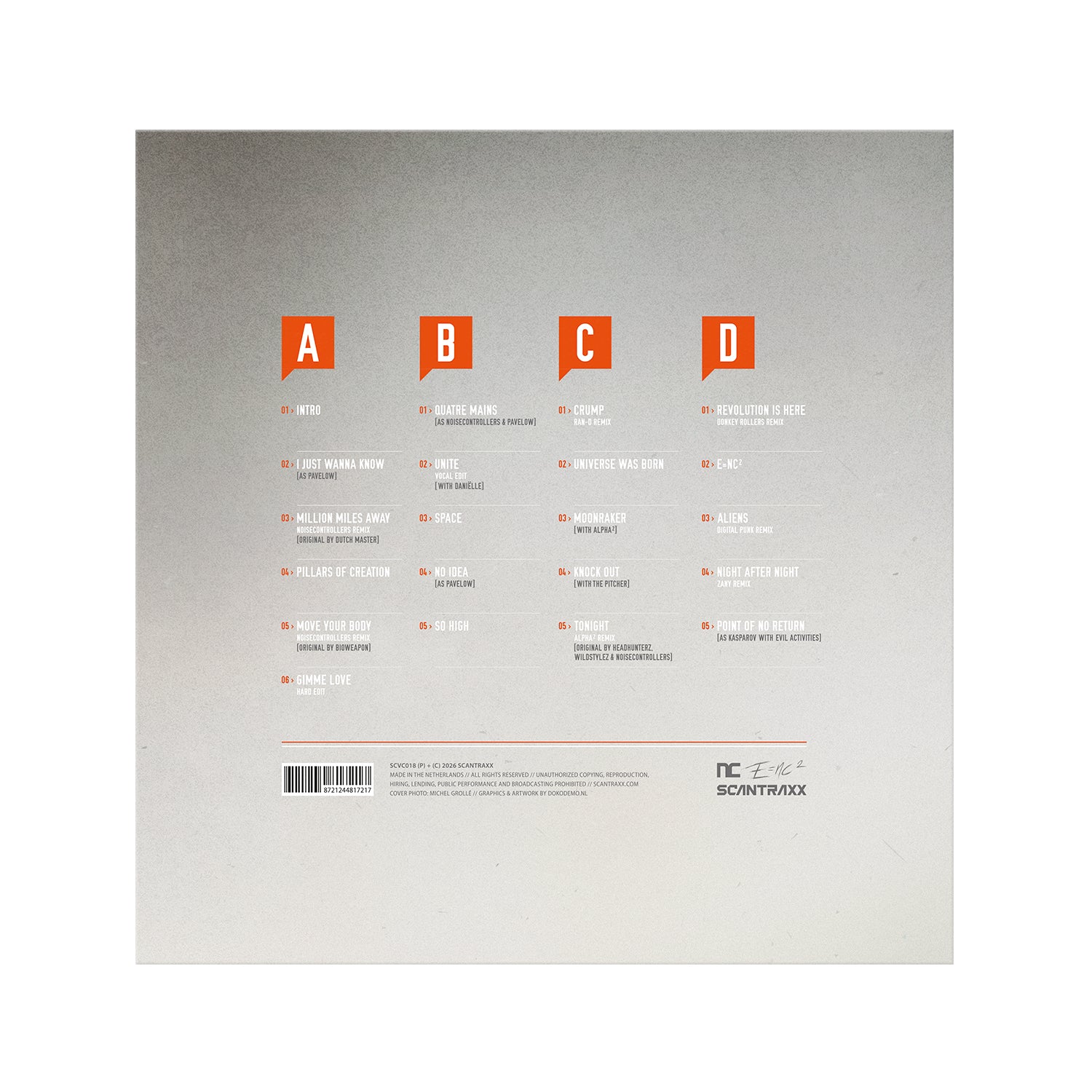 Noisecontrollers – E=nc² [The Science Of Hardstyle] Vinyl (Pre-order)